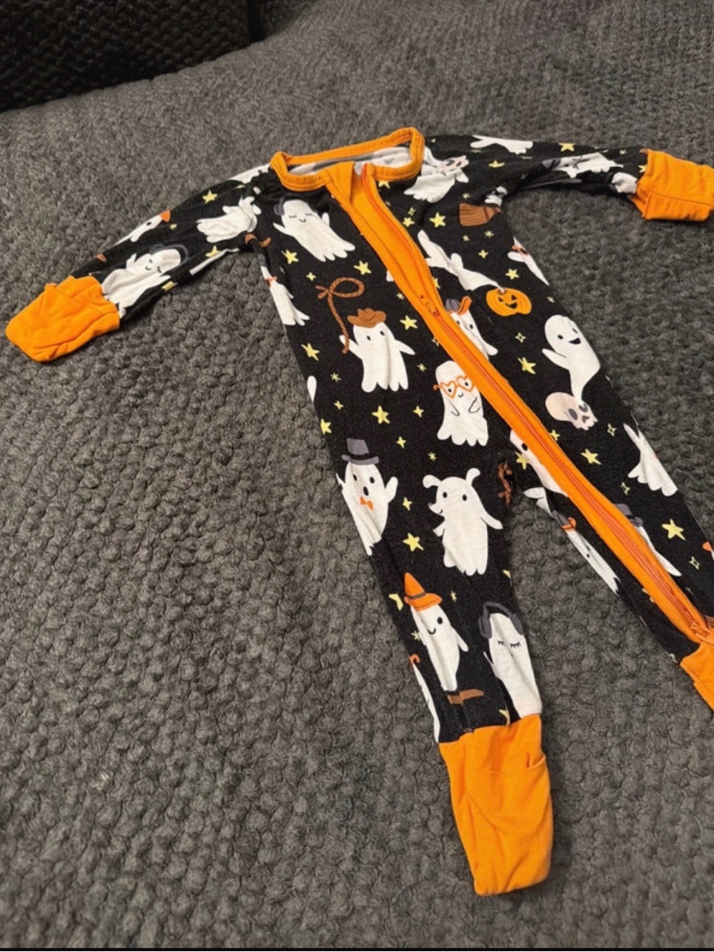 Little sleepies Halloween pj zippy